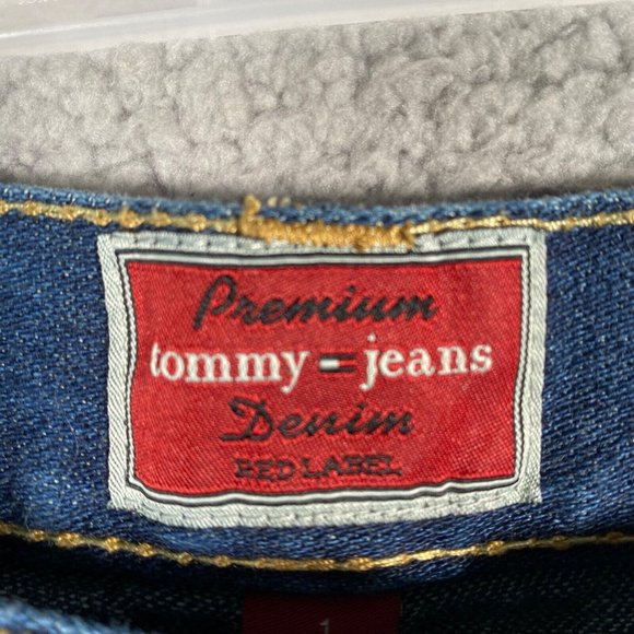 Tommy Jeans Red Label Premium Blue Size 1 Denim Jeans - Picture 2 of 10